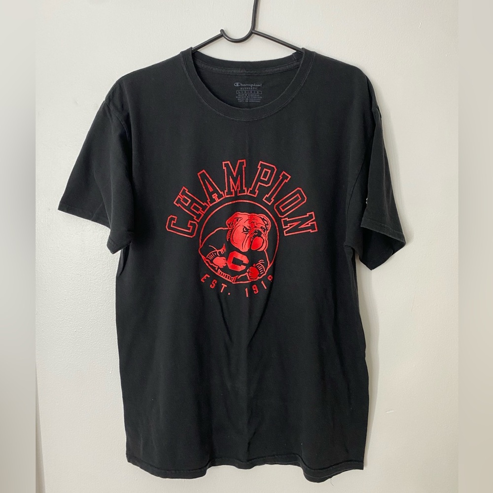Champion black graphic tee
